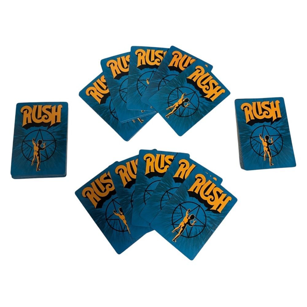 RUSH Deck Of Playing Cards Retro Band Members Starman